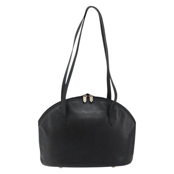 SAINT LAURENT Tote Bag Leather Black Gold Auth bs29495 - Picture 2 of 16